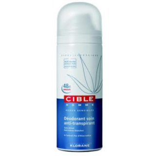 Klorane Cible homme Déodorant soin anti-transpirant 150 ml