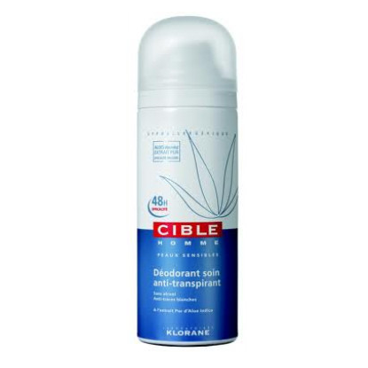 Klorane Cible homme Déodorant soin anti-transpirant 150 ml