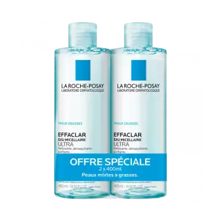 La Roche Posay Effaclar Eau Micellaire 400ml Duo