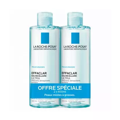 La Roche Posay Effaclar Eau Micellaire 400ml Duo