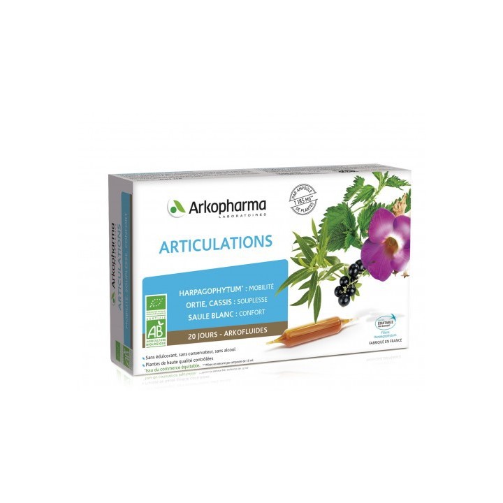 Arkofluides articulations Bio - 20 ampoules