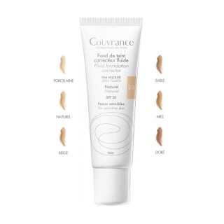 Avène Couvrance Fond de teint correcteur fluide SPF20 2.0 Naturel - 30ml