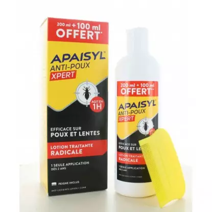 Apaisyl anti-poux XPERT 200 ml + 100 ml offert
