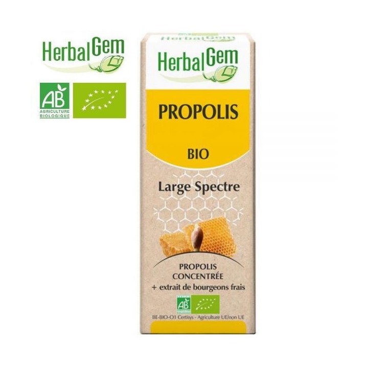 HerbalGem Propolis Bio gouttes - 15ml