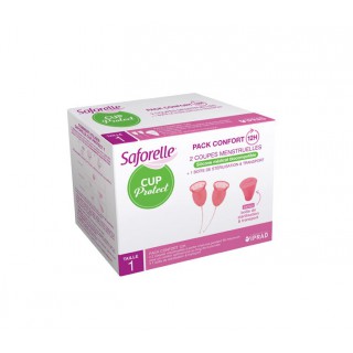 Saforelle Cup Protect taille 1 - 2 coupes menstruelles