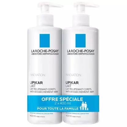 La Roche Posay Lipikar Lait 400ml Duo