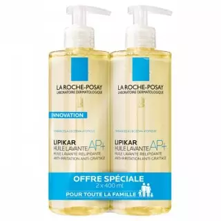 La Roche Posay Lipikar Huile Lavante Lot de 2 x 400ml