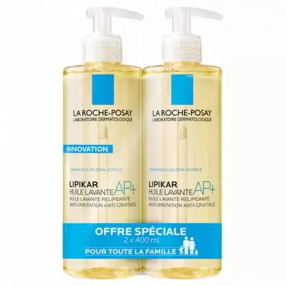 La Roche Posay Lipikar Huile Lavante Lot de 2 x 400ml