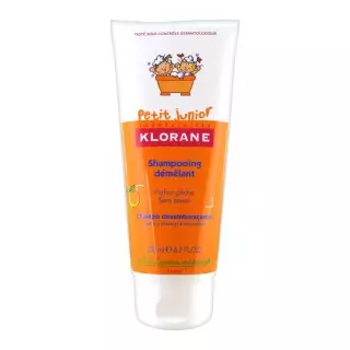 Klorane Petit junior shampooing démêlant pêche 200 ml