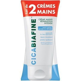 Cicabiafine crème mains réparation intense 2x75ml