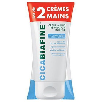 Cicabiafine crème mains réparation intense 2x75ml
