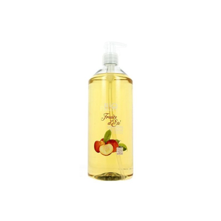 Gravier shampooing gel douche bio fruits d'été 1L