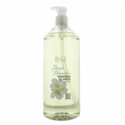 Gravier shampooing douche fleurs blanches 1L