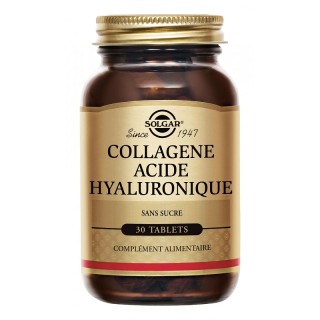 Solgar Complexe collagène & Acide Hyaluronique - 30 comprimés
