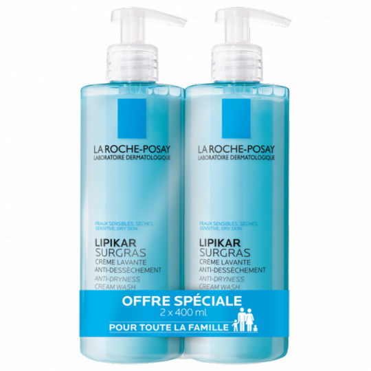 LRP Lipikar Shower Cream 2X400 ml