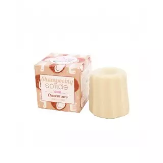 Lamazuna shampooing solide cheveux secs vanille/coco 55g