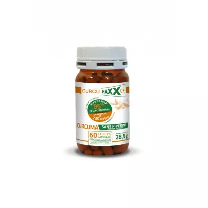 CurcumaXX Gélules Bio 95% sans Pipérine - 60 gélules