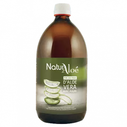 Naturaloé pur jus frais d'aloé vera bio 1litre