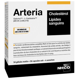 NHCO Arteria cholestérol et lipides sanguins - 2x56 gélules