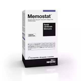 NHCO Memostat santé cérébrale - 56 gélules + 28 capsules