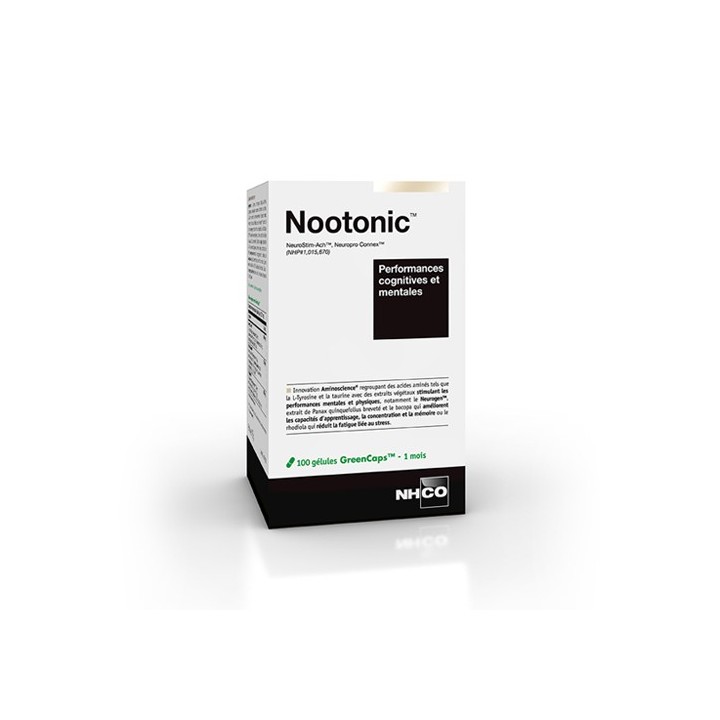NHCO Nootonic performances cognitives et mentales - 100 gélules