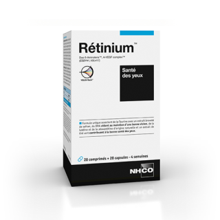 NHCO Rétinium santé des yeux - 28 gélules + 28 comprimés