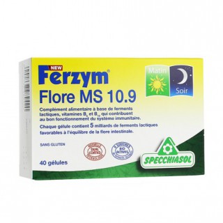 Specchiasol Ferzym Flore MS 10.9 - 40 gélules