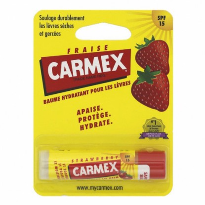 Carmex baume hydratant lèvres à la fraise 4.25 g