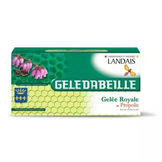 Landais Geledabeille gelée royale et propolis - 26 ampoules