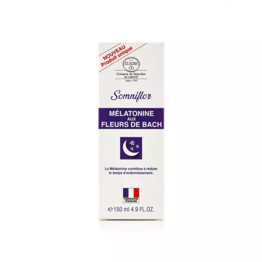 Elixirs & Co Somniflore mélatonine aux  fleurs de Bach - 150ml