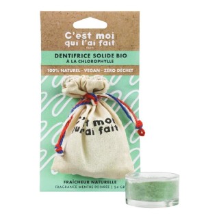 Dietworld Dentifrice solide Bio à la Chlorophylle - 25g