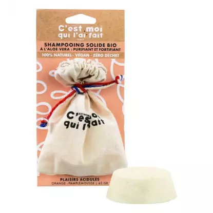Dietworld Shampooing solide Bio à l'Aloé Vera - 65g