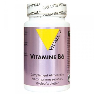 Vit'all + Vitamine B6 50 comprimés
