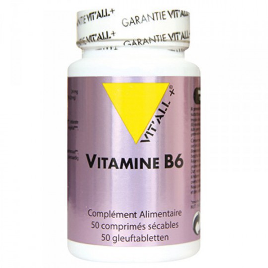 Vitall+ Vitamine B6 50 comprimés PurePara