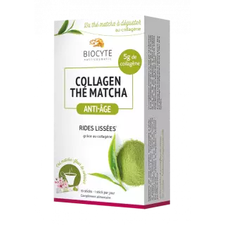 Biocyte Collagen Thé Matcha - 10 Sticks