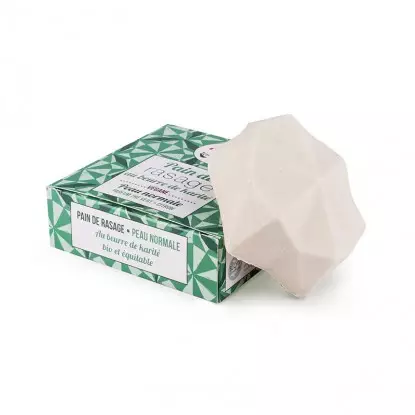 Lamazuna Pain de rasage solide au beurre de karité - 55g