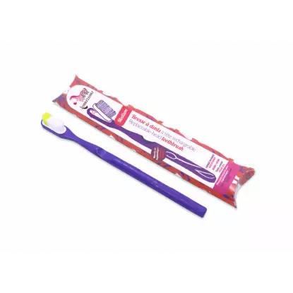 Lamazuna Brosse à dents rechargeable souple violet