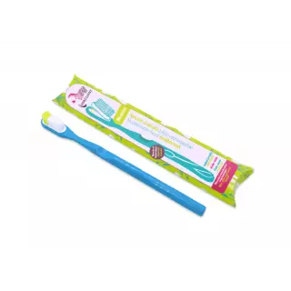 Lamazuna Brosse à dents rechargeable souple bleu turquoise