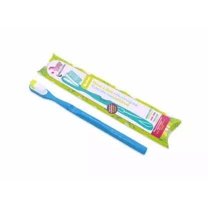 Lamazuna Brosse à dents rechargeable souple bleu turquoise