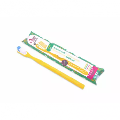 Lamazuna Brosse à dents rechargeable souple jaune