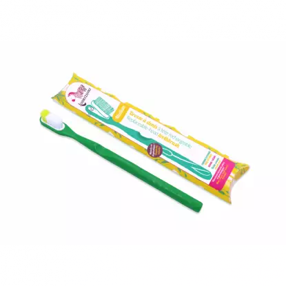 Lamazuna Brosse à dents rechargeable souple vert sapin