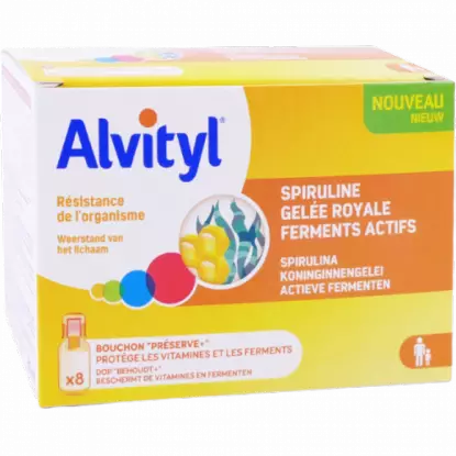 Urgo Alvityl Résistance de l'organisme - 8 flacons de 10ml