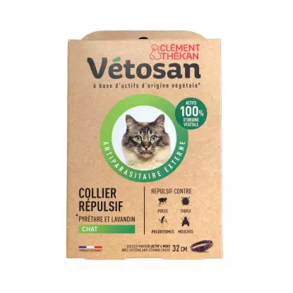 Vetosan Collier répulsif pour chat - 32cm