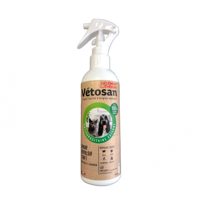 Vetosan Spray répulsif 2 en 1 chien et chat - 250ml
