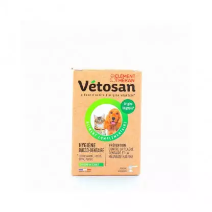 Vetosan Hygiène bucco-dentaire chien et chat - 60g
