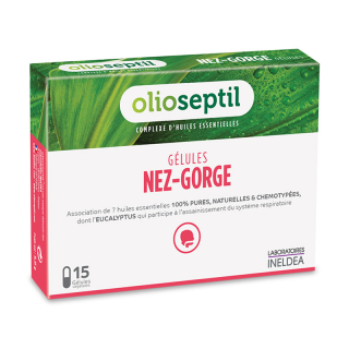 Ineldea Olioseptil nez gorge - 15 gélules végétales