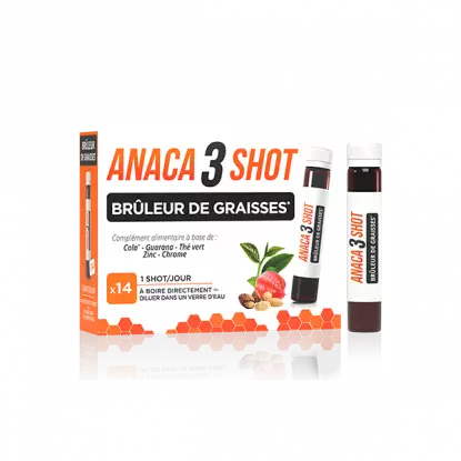 Anaca3 Shot brûleur de graisses - 14 unidoses