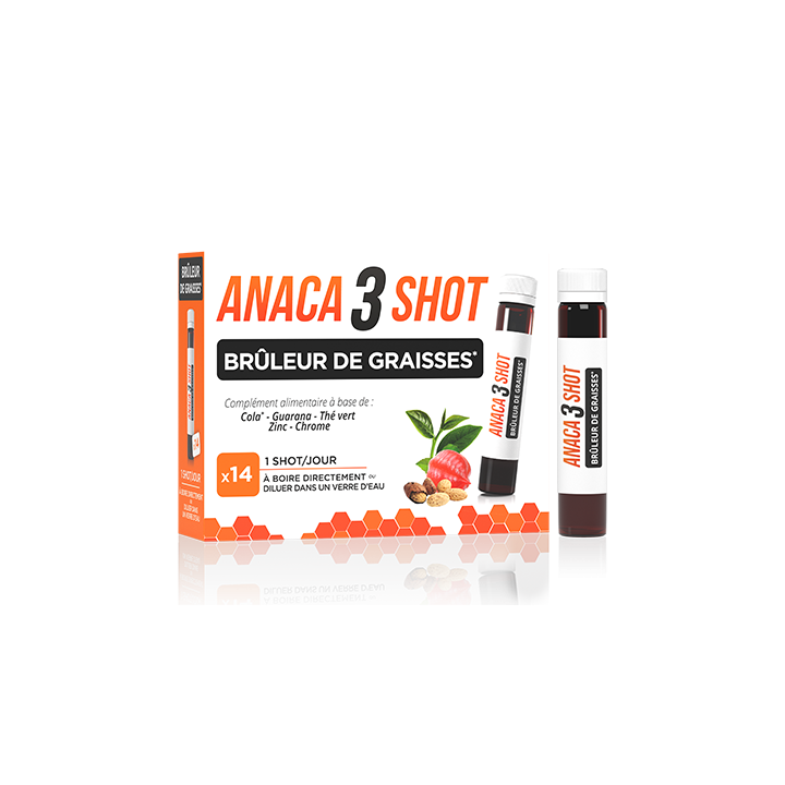 Anaca3 Shot brûleur de graisses - 14 unidoses