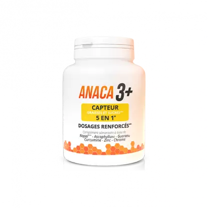 Anaca3+ Capteur 5 en 1 graisses et sucres - 120 gélules