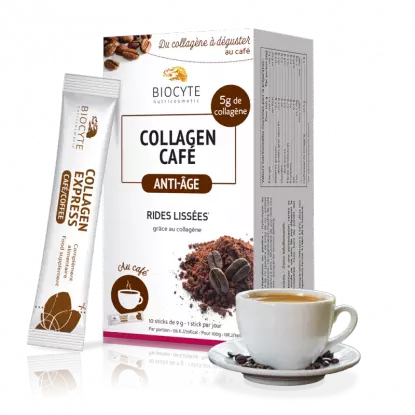 Biocyte Collagen Café anti-âge - 10 sticks